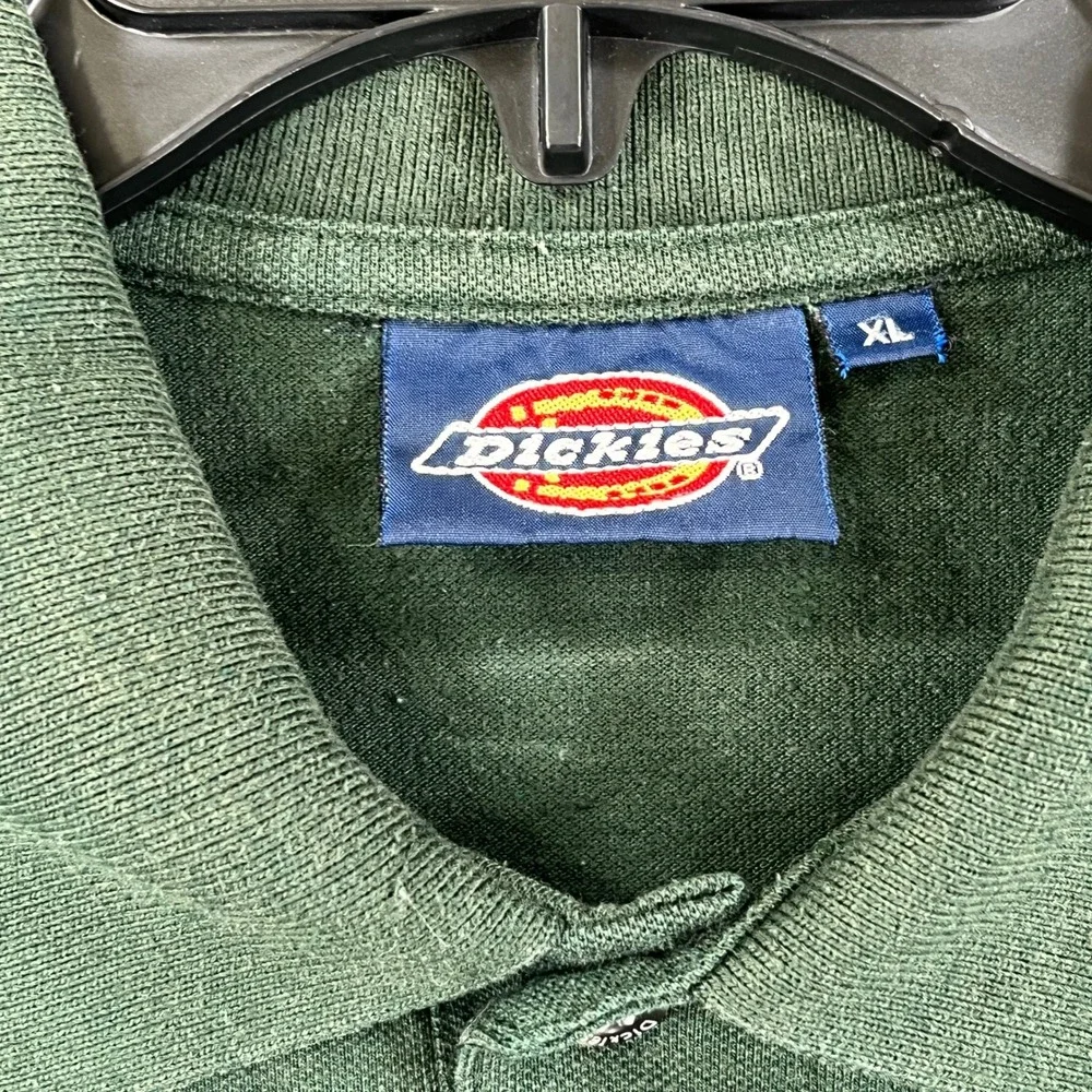 Vintage 90s Dickies x DuPont Kevlar Polo Shirt Mens XL Green Workwear Utility
